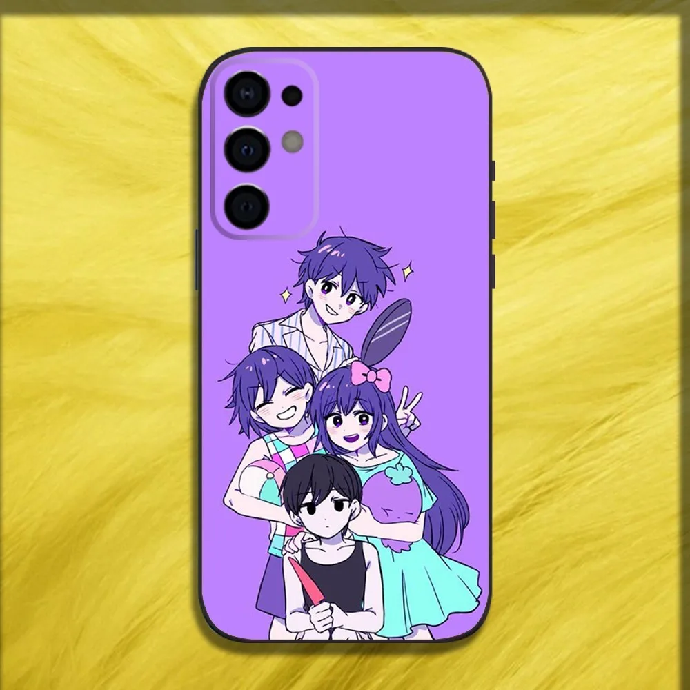 O-Omori Game Phone Case For Samsung S25 S24 S21 S22 S23 S30 Ultra S20 Plus Fe Lite Note 10 9 5G Black Soft Cover