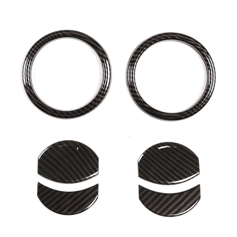 

Car Dashboard Side Air Vent Decoration Ring Cover Trim Sticker for Toyota 86 Subaru BRZ 2012-2020