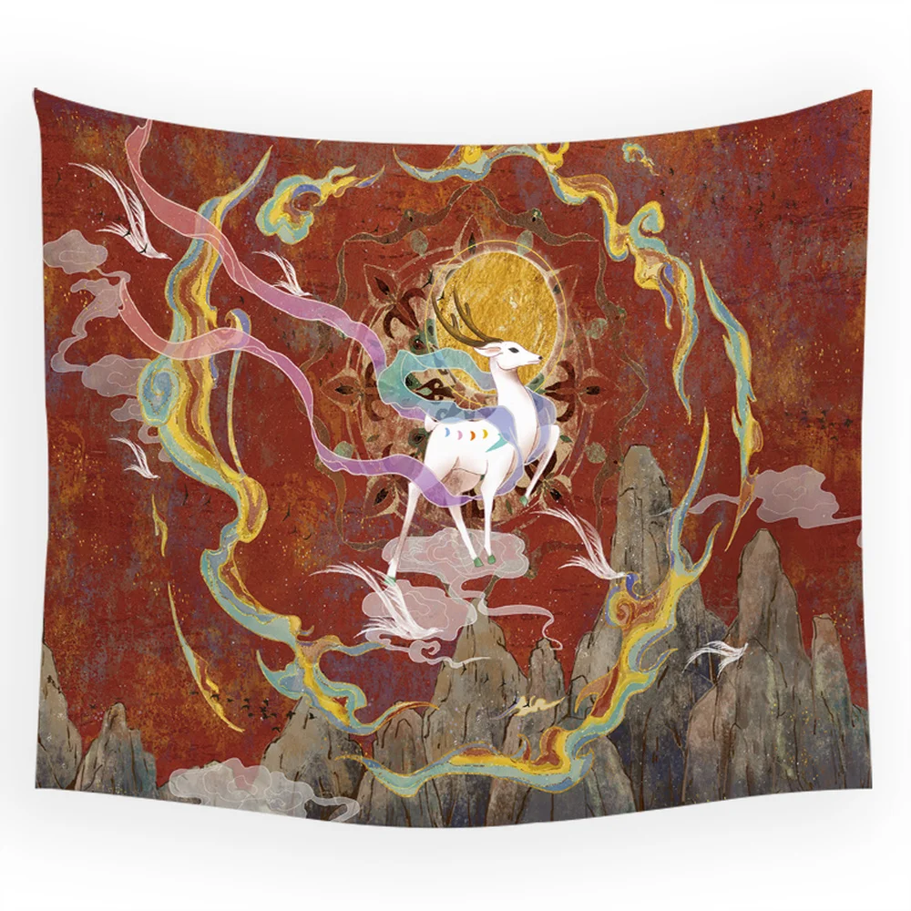 Домашний декор индийская мандала гобелен в китайском стиле ваза ведьмахство для