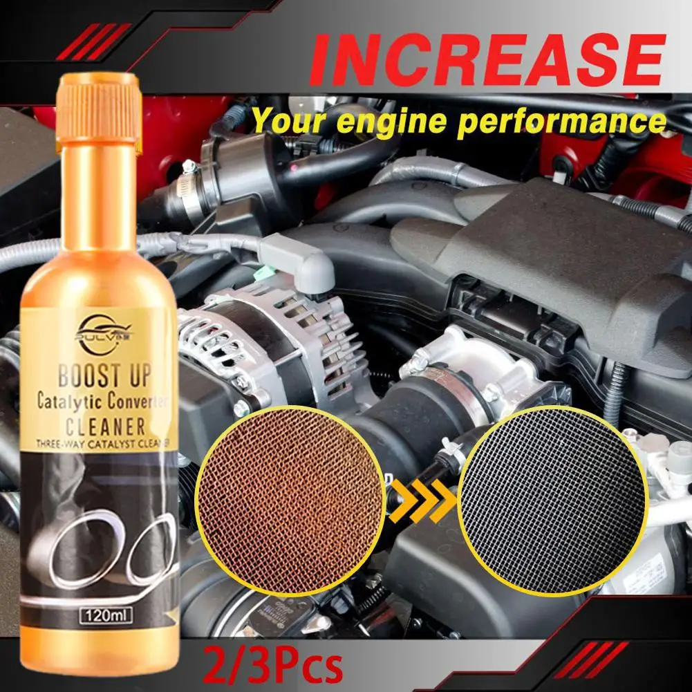 

2/3pcs 120ML Promotion Car Catalytic Converter Cleaners Cleaner Easy To Engine Accelerators Catalysts Clean CSV Automobile Y7O3