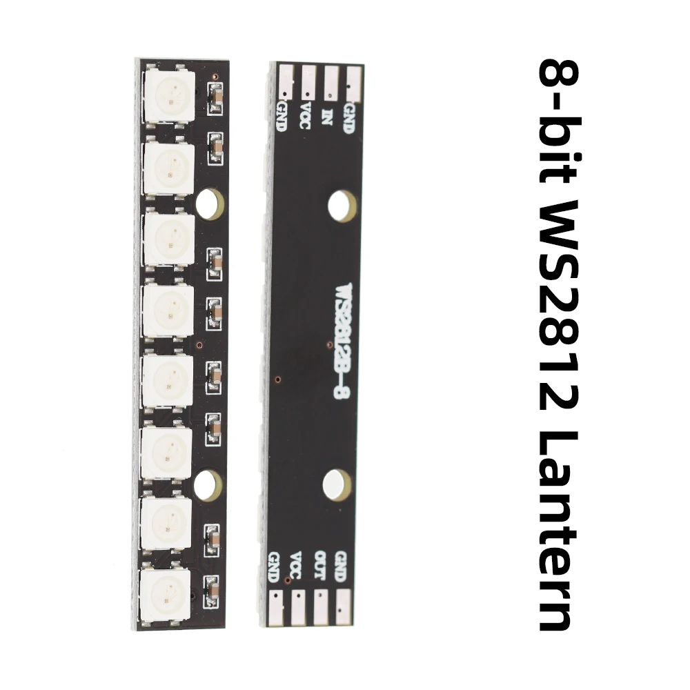 8 Bit WS2812 5050 RGB LED Lights Built-In Full Color-Driven Develop ment Board 8 Bits