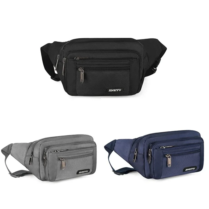 

Oxford Pack Waterproof Shoulder Sports Fashion Casual Messenger Bag Pack Waist Wear-resistant Chest Men's Cloth Fanny Bag