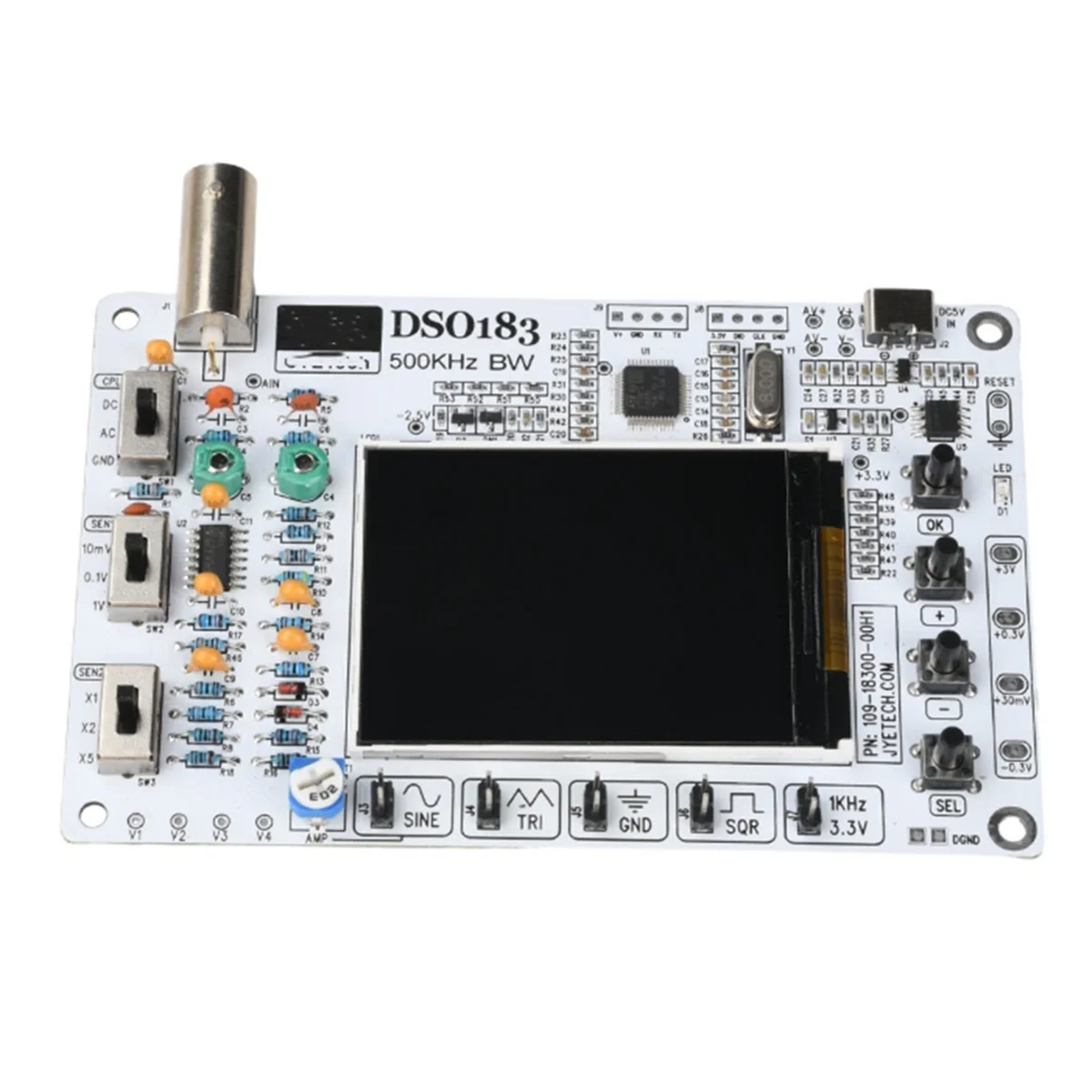 

СУПЕР ГОРЯЧИЙ 5 В DSO183 цифровой осциллограф DIY детали обучение начинающих