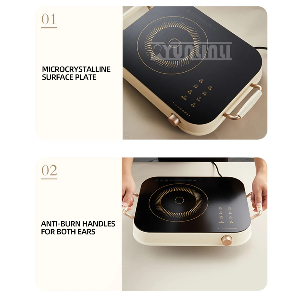 Кухонная плита высокой мощности электрическая керамическая Домашняя Плита