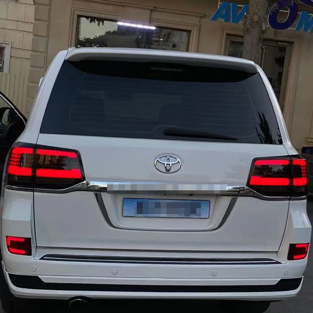 Комплект из 4 светодиодных задних фонарей для Toyota Land Cruiser LC100 FJ200 LC200 2007-2021: стоп-сигналы, фонари заднего хода, Plug and Play (art.: 3920d8b4e2c26) - 3920d8b4e2c26