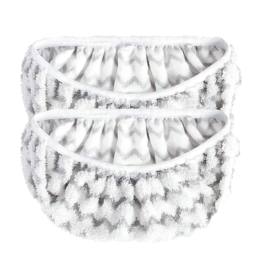 2 упаковки многоразовых насадок для швабры из микрофибры совместимых с шваброй