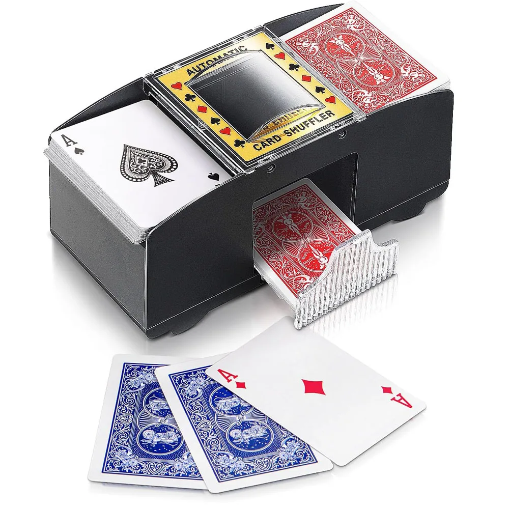 2024 популярный дизайн автоматическая покерная карточка Shuffler игра в казино робот