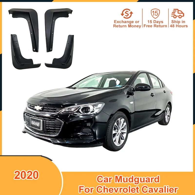 

2020-2020 Mudguard Mudflaps for Chevrolet Cavalier 2020 Accessories Mud Flaps Splash Guards Protector Fender PVC Black