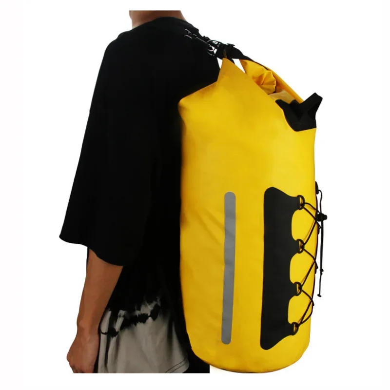 

15L Outdoor Waterproof Dry Backpack Water Floating Bag Roll Top Sack for Kayaking Rafting Boating River