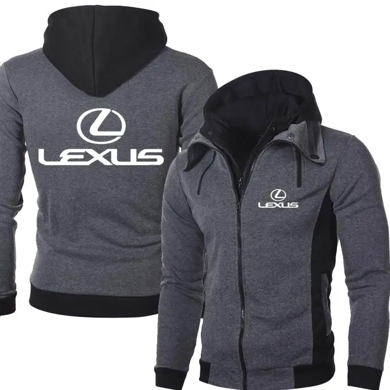 

2021 New Spring Autumn Men Lexus Logo Hoodies Outdoor Casual Male Jackets Warm High Quality Harajuku Sweatshirts