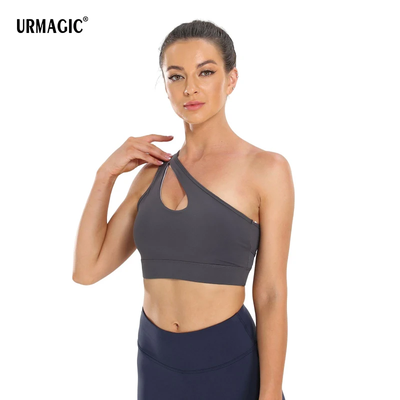 

Бюстгальтер для фитнеса Urmagic, Спортивное нижнее белье, мягкая Беспроводная подкладка для груди, противоударный