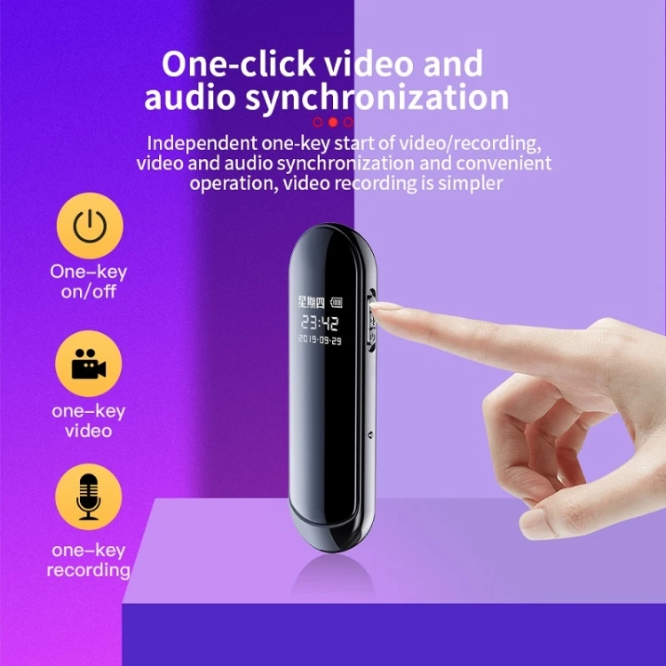 Hot Selling High Quality Digital Hidden Voice Recorder 8GB Tiny Mini Audio Recording Devices Pen enlarge
