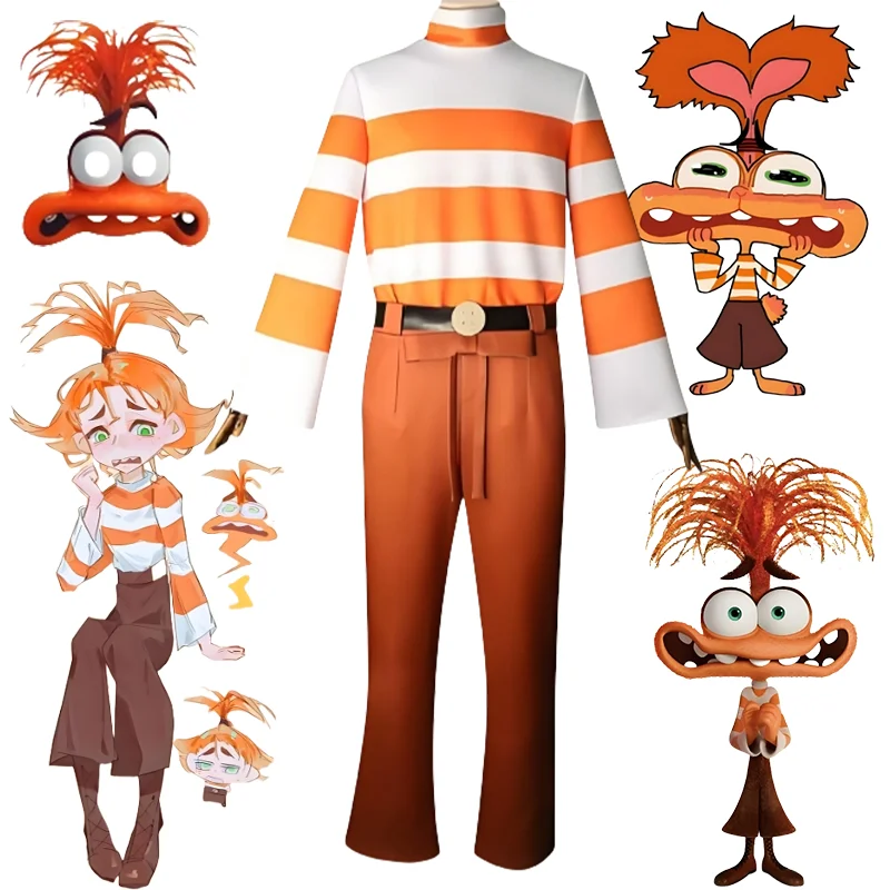 Аниме тревога The Inside Out 2 персонажи косплея костюмы героев мультфильмов на