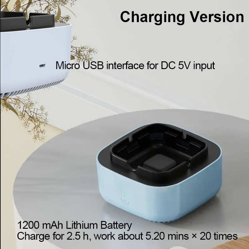 

Multi-purpose ashtray with air purifier function to filter second-hand smoke from cigarettes to remove odor smoking accessories