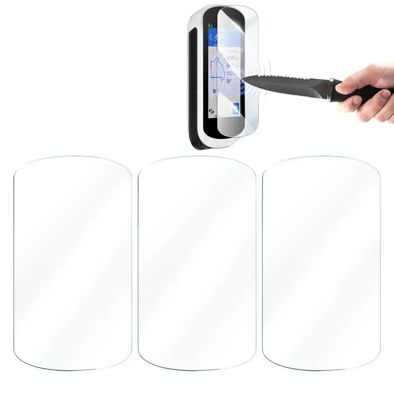 

3pcs Tempered Glass Clear Protective Film Guard For Garmine Edge Explore2 GPS Ride Smart Watch LCD Display Screen Protector