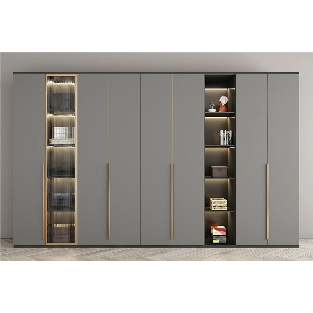 Изготовленные на заказ строительные Шкафы для спальни шкафы хранения гардероба