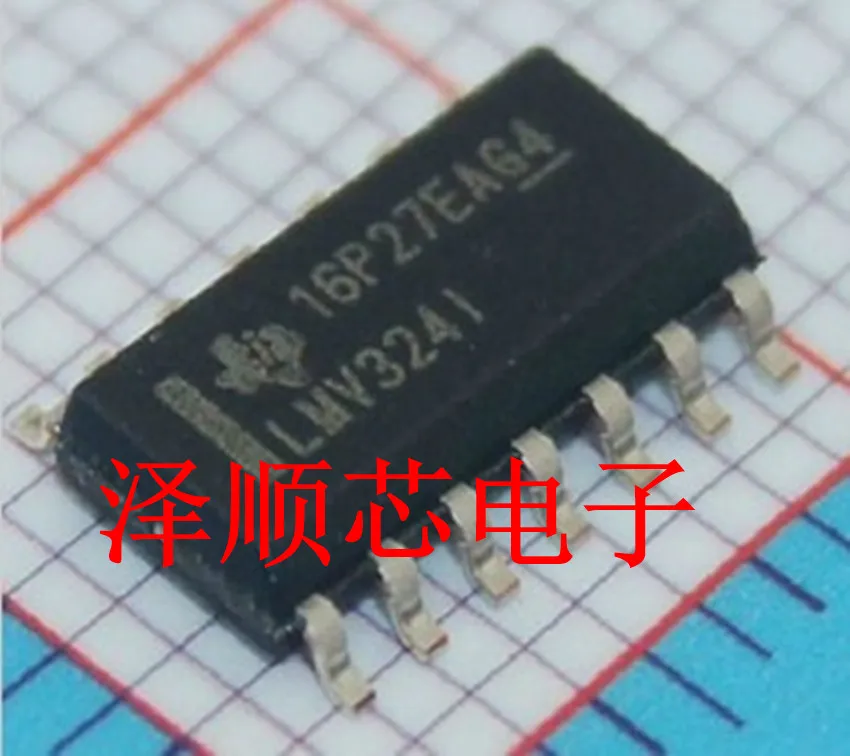 

30pcs original new LMV324IDR screen printing LMV324I SOP14 pin four operational amplifier chip IC