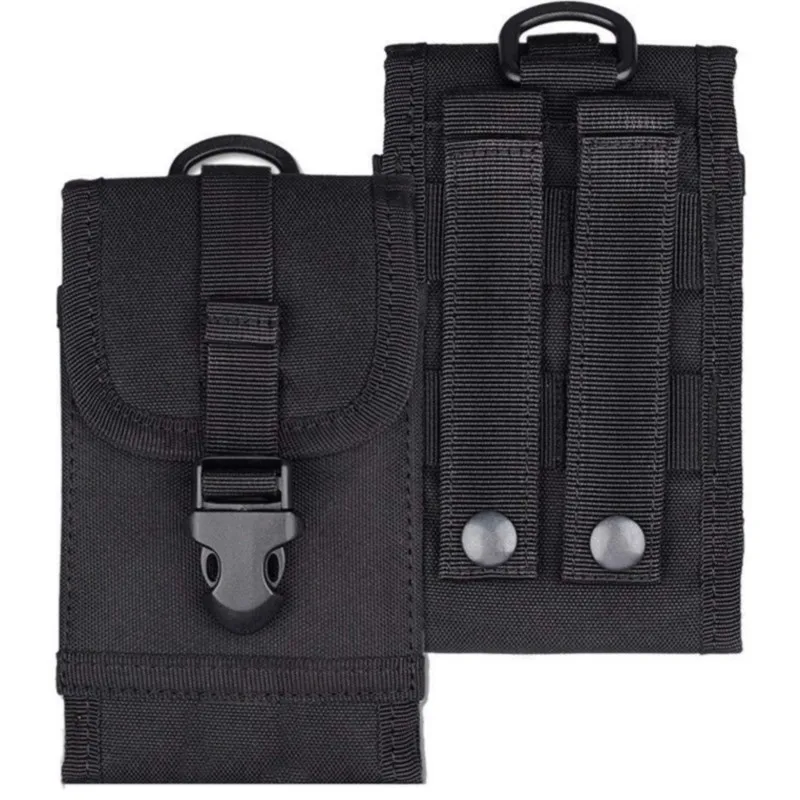 Мужская тактическая камуфляжная поясная сумка из ткани Оксфорд с однотонным