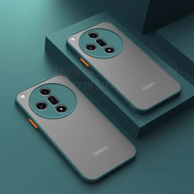 Shockproof Armor Matte Cases For Oppo Find X8 Pro X7 Ultra Soft TPU Bumper Hard Cover Capas On Orrs Opps Appo FindX8 X8Pro Capa