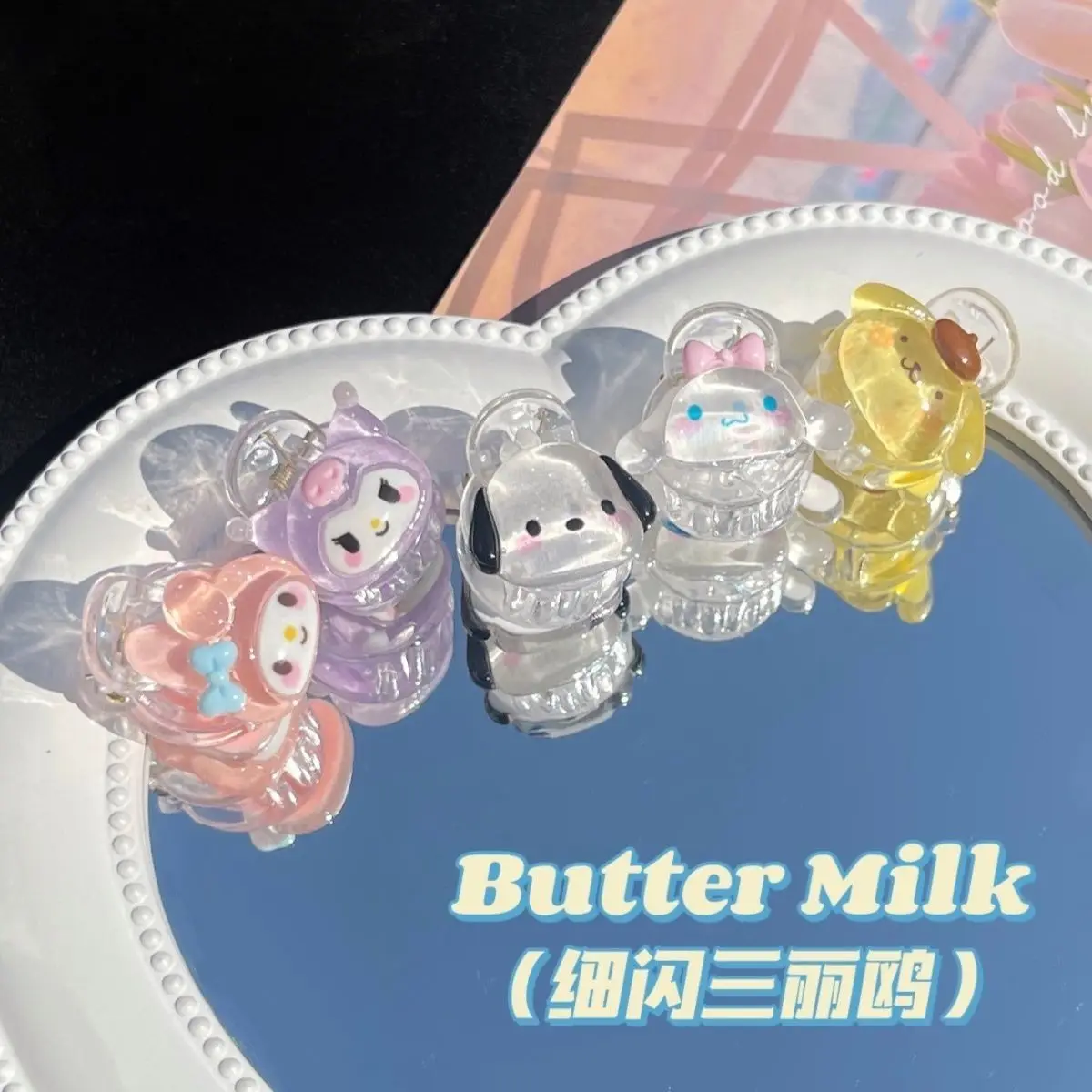 Sanrio выпустила карту Cinnamoroll Kuromi Mymelody маленькая Зажимная японская Милая мультяшная