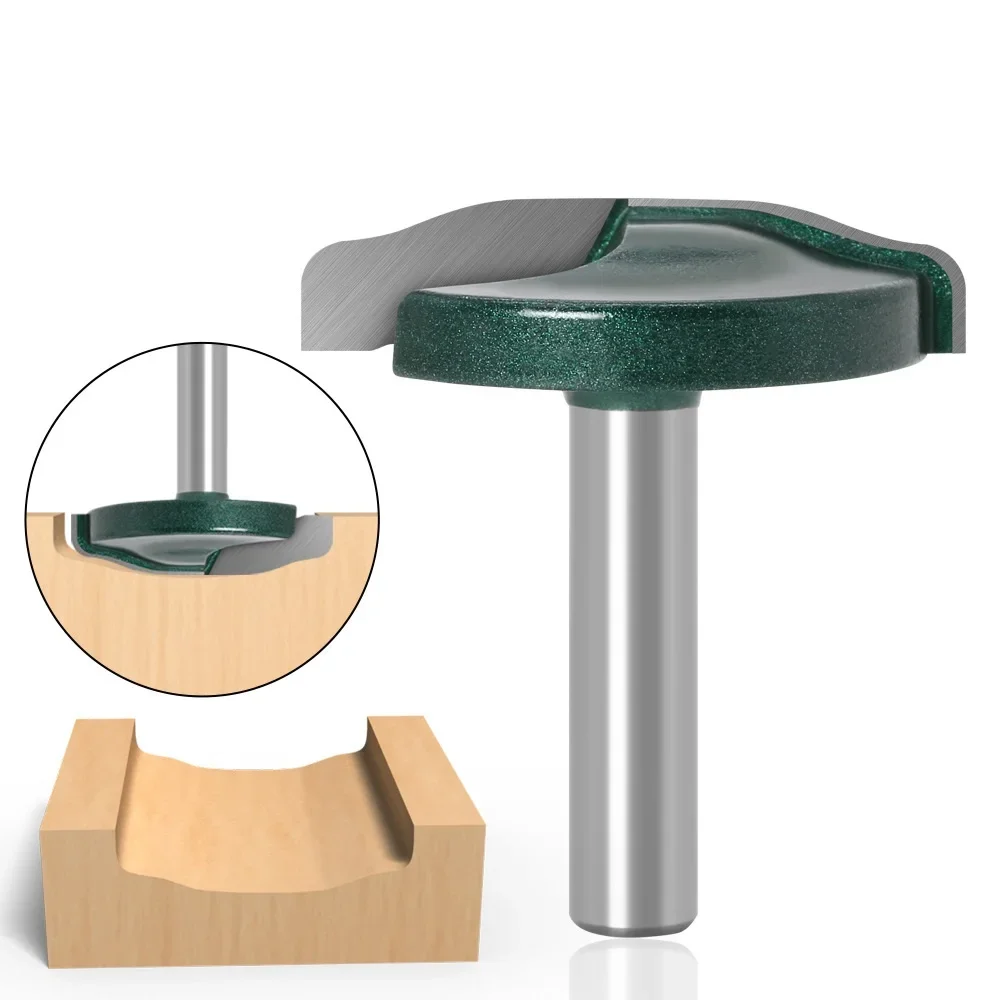 1 шт. 8 мм хвостовик с приподнятой панелью фреза обратной фрезой приподнятая