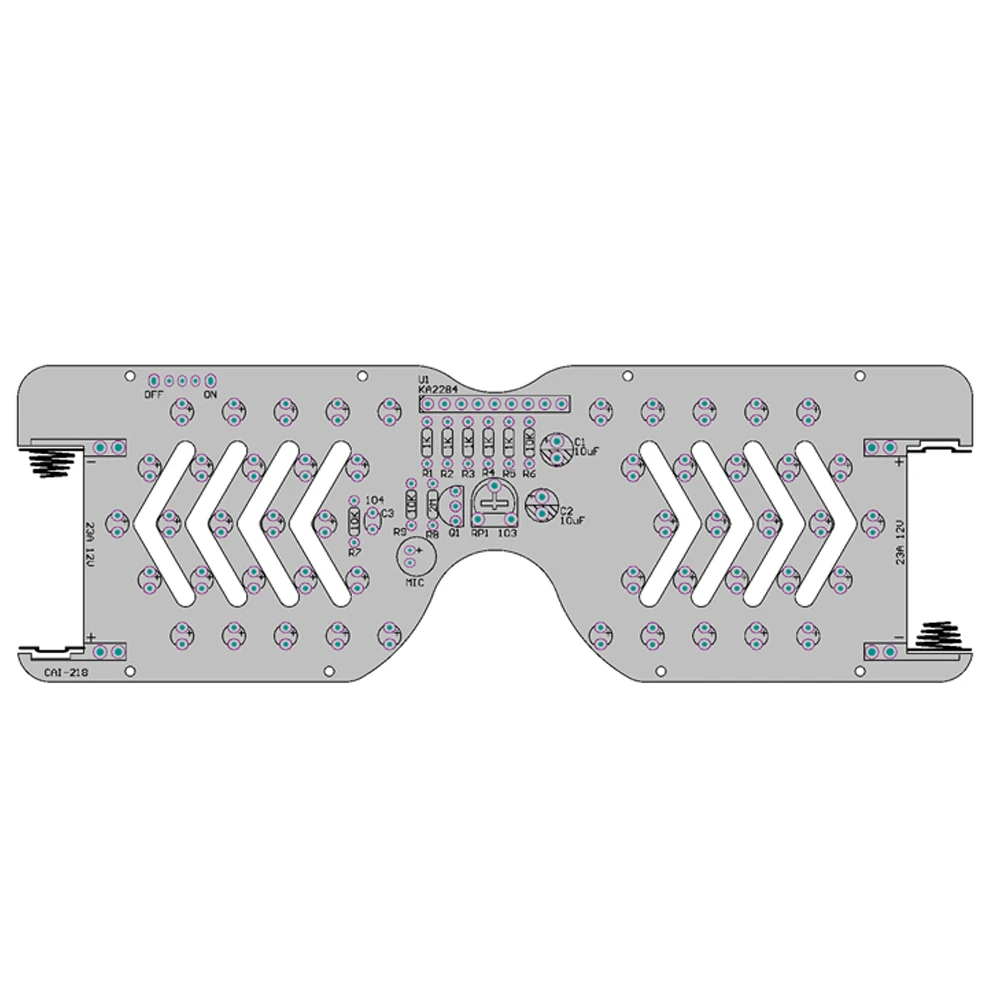Светодиодные очки сделай сам светодиодный электронный комплект проект для пайки