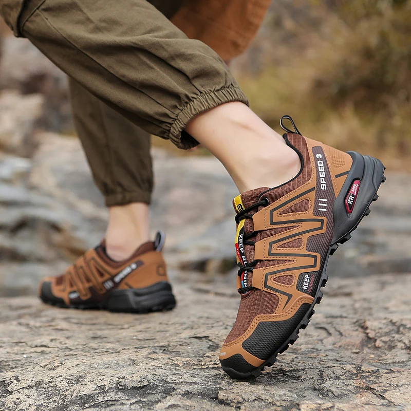 Large size leisure sports outdoor shoes Hiking shoes 39-48 mesh surface sports casual hiking shoes
