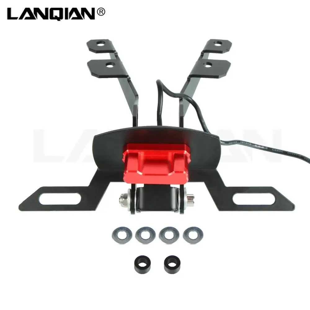 Кронштейн для номерного знака мотоцикла Yamaha TMAX 530 со светодиодной подсветкой