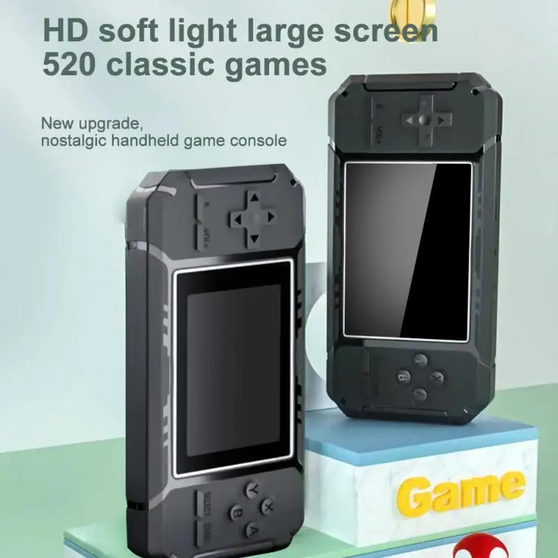 

Built-in 520 Games Retro Games Portable Video Game Console Handheld Handheld Player Machine Children's Gifts Nostalgic Player