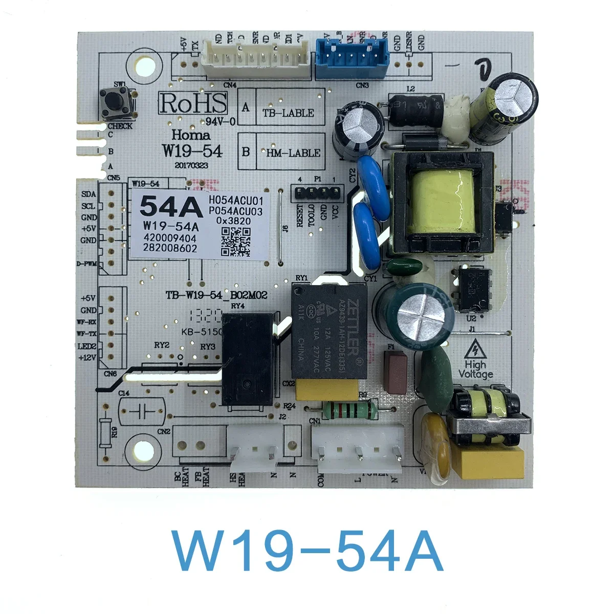 Homa W19-54A/B/C/D/E/F/G холодильник/холодильник Главная печатная плата управления