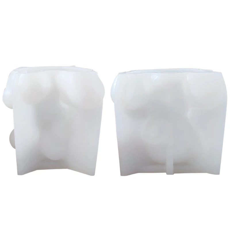 

Sitting Bear Silicone Mold for Aromatherapy Plaster Colored Gypsum Mould DIY Drop shipping