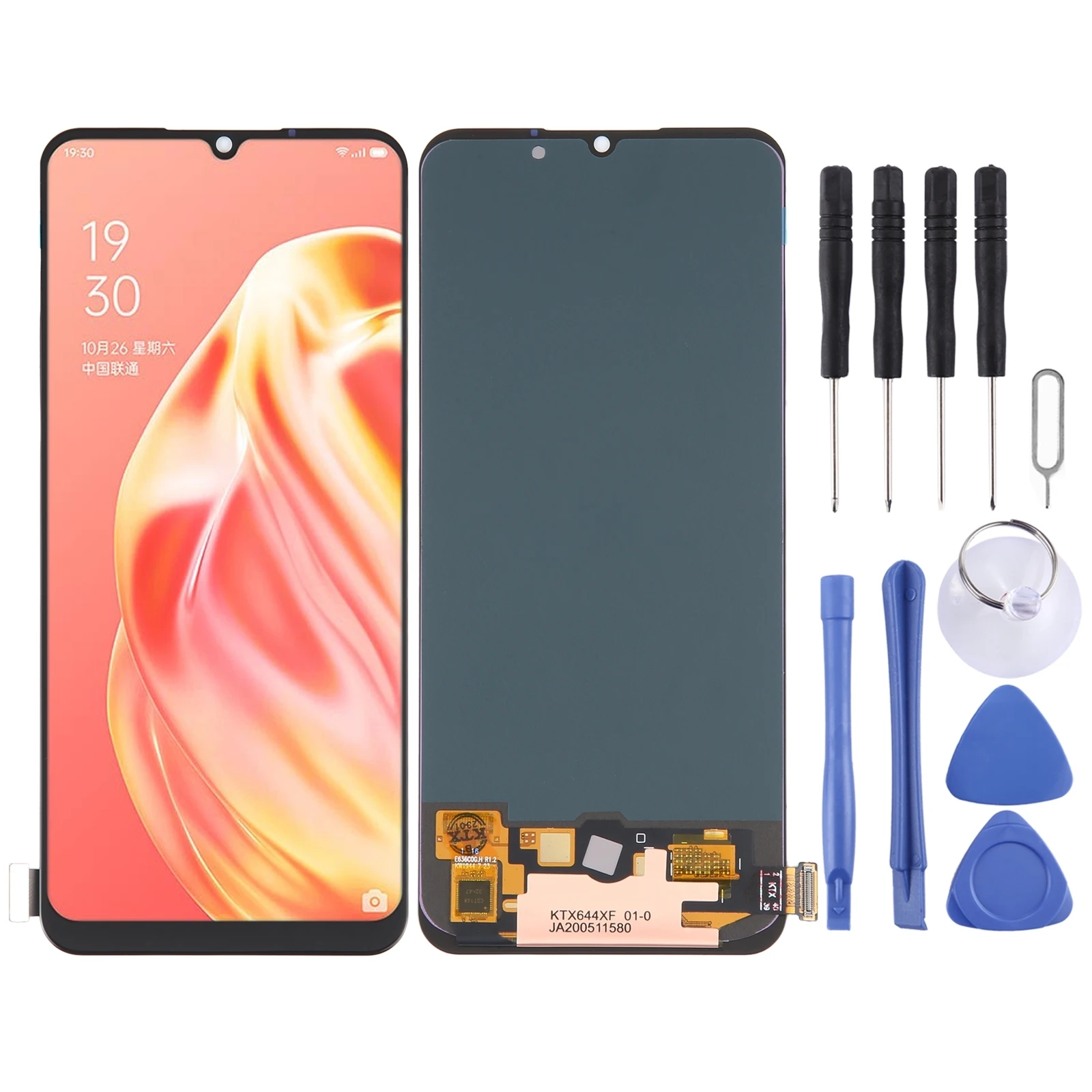 

OLED Original LCD Screen For OPPO Reno3 4G 5G Reno3 Youth A91 F15 F17 A73 4G Find X2 Lite with Digitizer Full Assembly
