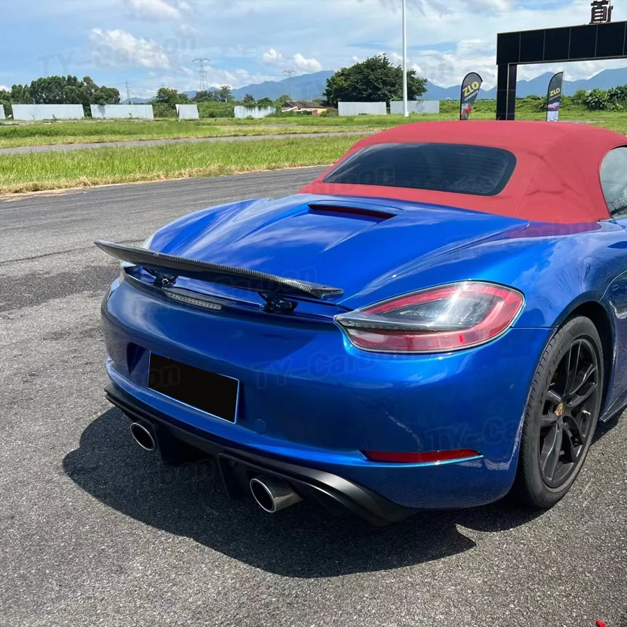 Задний спойлер из настоящего углеродного волокна на крышу багажника крыло