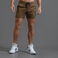 summer cotton shorts mens running sports sweatshorts drawstring basketball loose shorts male straight lounge three point pants