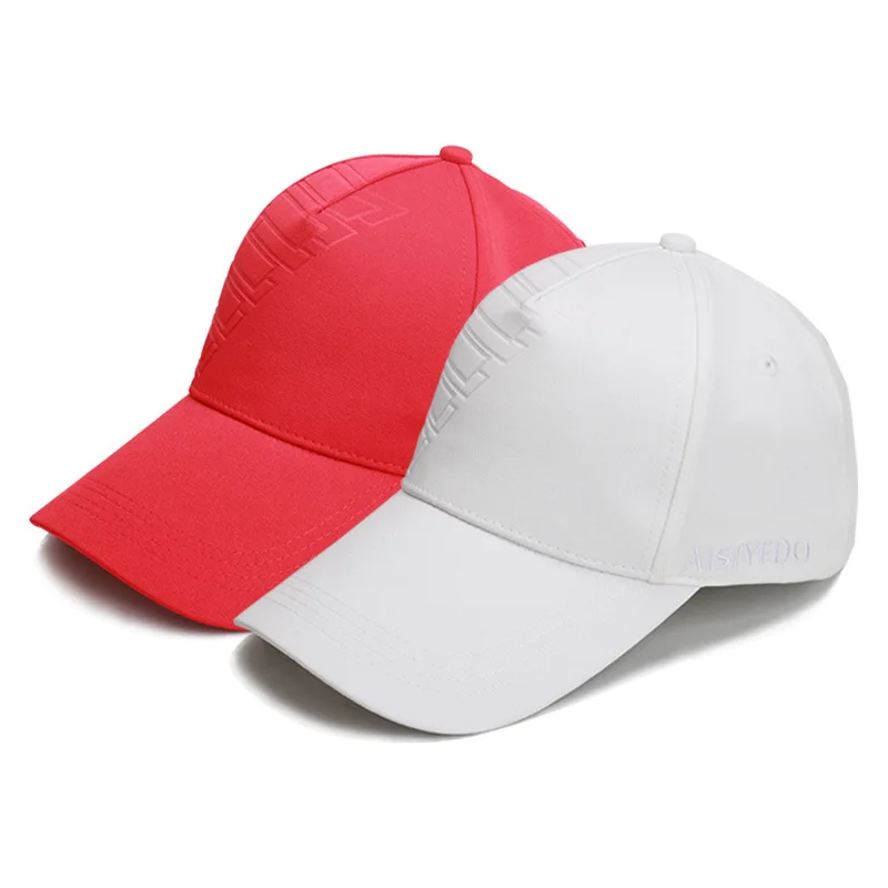 

Fashion golf caps, baseball caps geometric printed men's and women's caps outdoor couples all embroidered visor hats