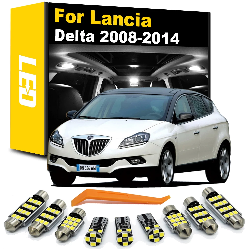

11 шт., лампы для зеркала фотоаппарата для Lancia Delta III 844 2008 2009 2010 2011 2012 2013
