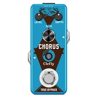 clefly lef 304 guitar analog chorus pedal ensemble king level depth knob high warm and clear chorus sound with bbd chip