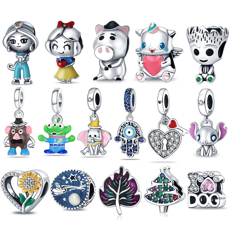 

Genuine Low Price 925 Sterling Silver bead charm Fit Original Pandora Bracelet Make For Women Birthday Fashion Jewelry Gift