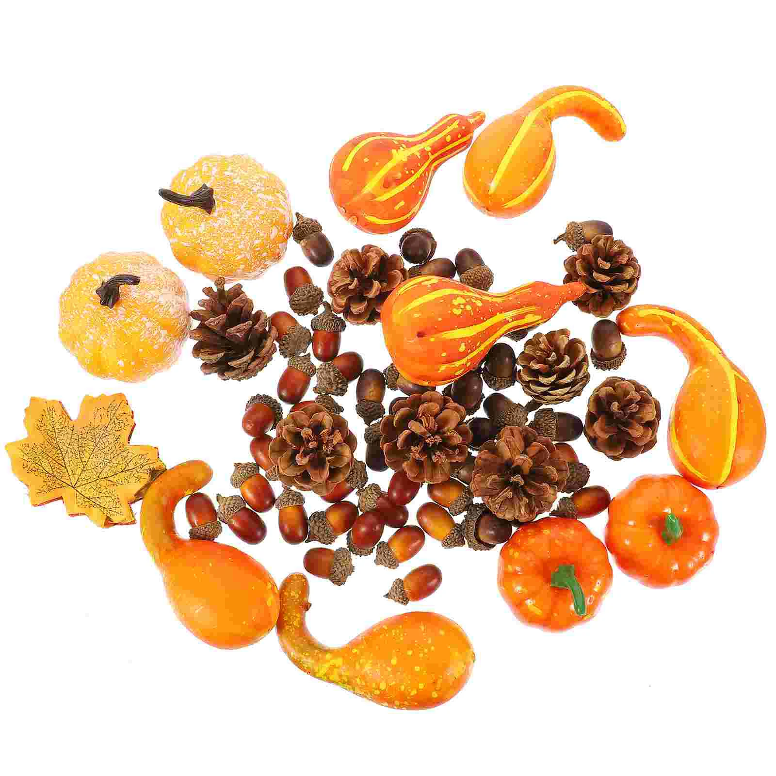 

Fall Decor Fake Maple Leaf Pumpkin Photo Props And Kit Decorations Foam For Autumn Harvest