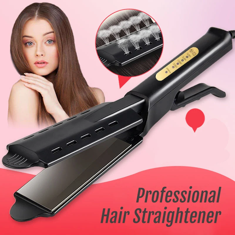 Hair Straightener Four-gear temperature adjustment Ceramic Tourmaline Ionic Flat Iron Curling iron Hair curler For Women hair