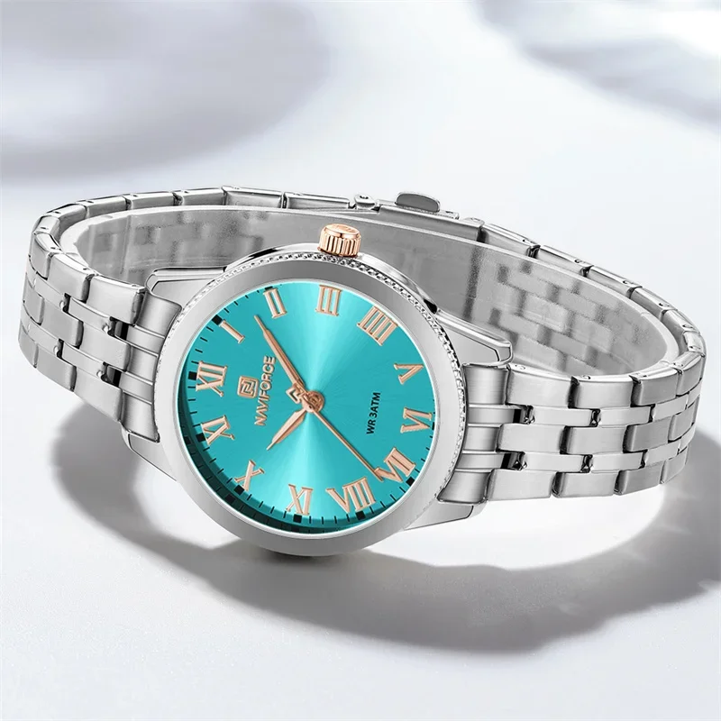 Часы наручные NAVIFORCE женские кварцевые роскошные брендовые элегантные