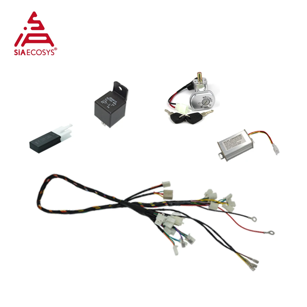 Коробка передач SiAECOSYS QS138 4000 Вт V3 с программируемым контроллером CJ72590, комплекты двигателей 72V120KPH для электрического мотоцикла (art.: 3920d2ec39d44) - 3920d2ec39d44