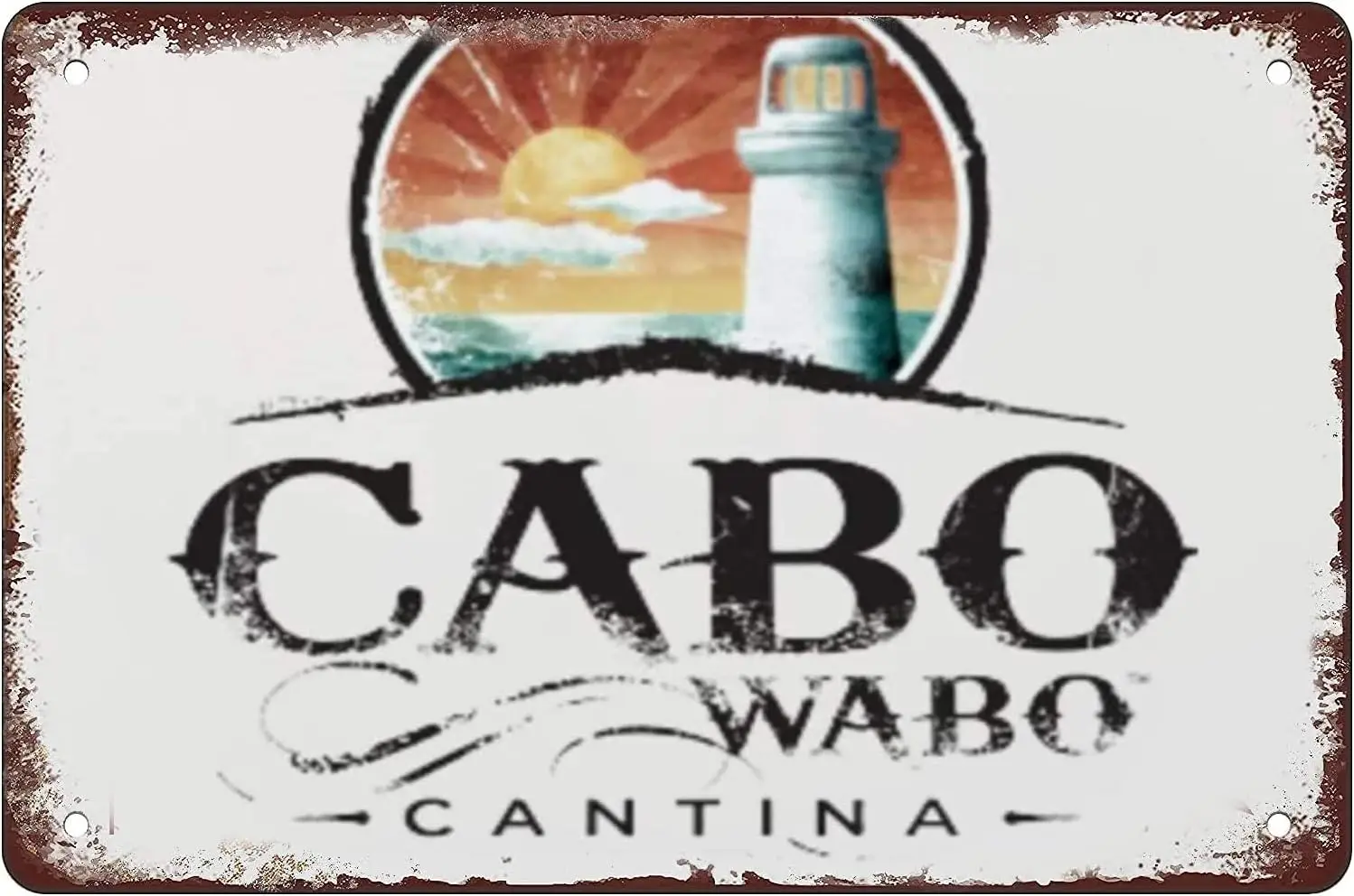 Cabo Wabo Ретро Забавный Бар Настенный Декор Домашний Вывеска Оловянная 12X8 Дюймов ALI