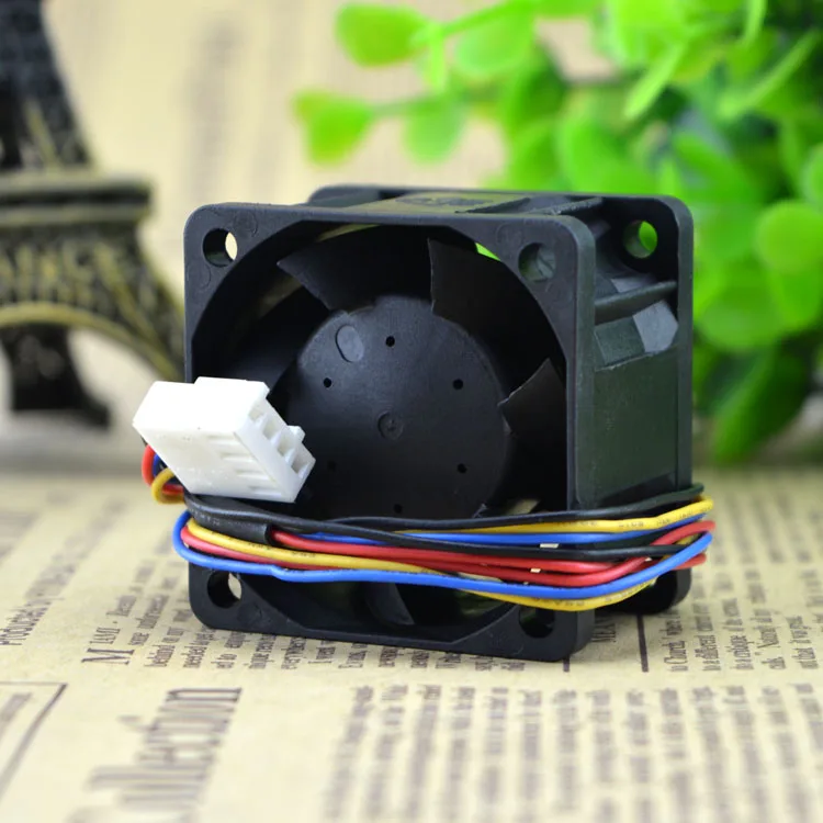 Двухшаровой вентилятор сервера Delta Tbb0412ehn 4028 12 V0.87a 4 см