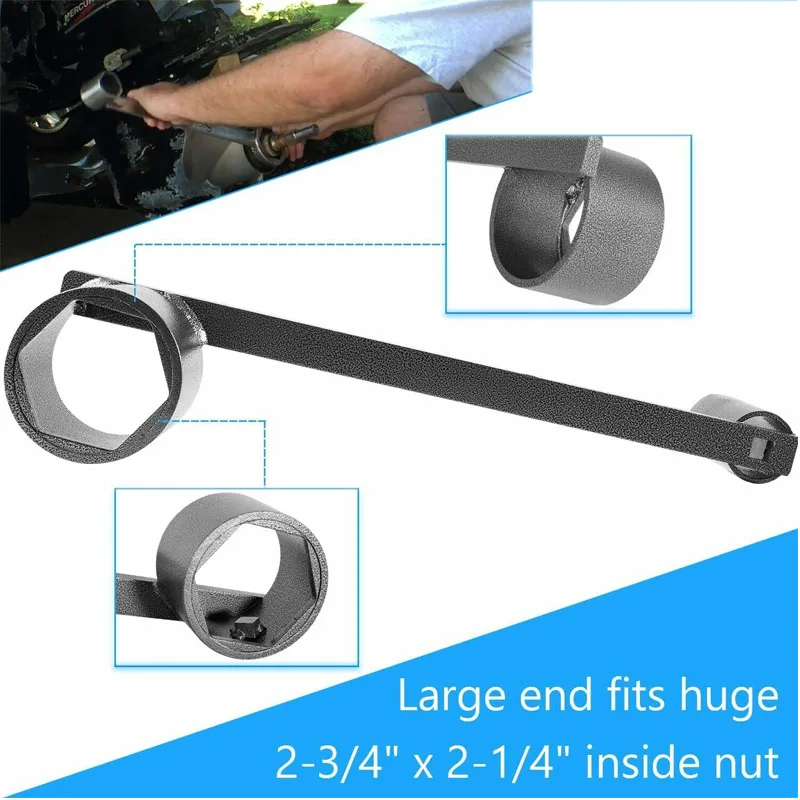 Для Mercury/MerCruiser Bravo III Prop Wrench 3 ключ для пропеллера B3DUL двойной шестигранный 8M0129074 |