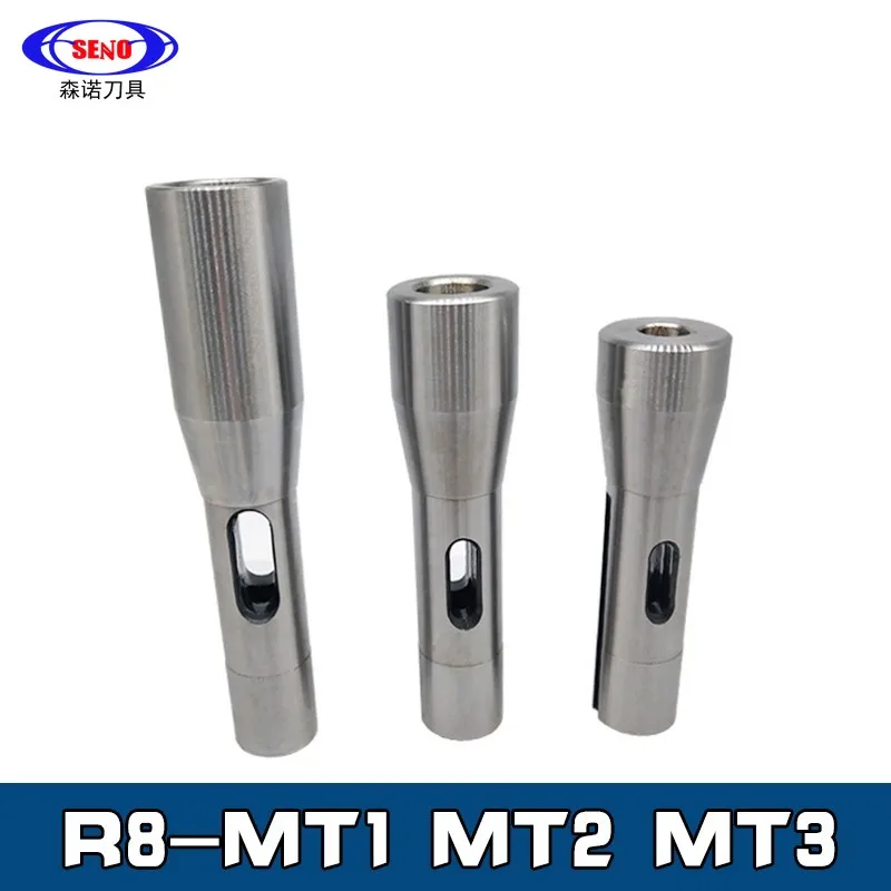 

R8 Shank To MT1 MT2 MT3 Drill Chuck Arbor Morse Taper Adapter Sleeve straight shank JT6 drill chuck rod