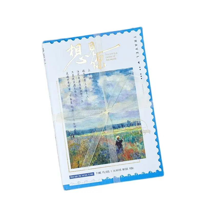 

30 Pcs/Set Beautiful Scenery Oil Painting Postcard DIY Hand Painted Greeting Wish Cards Message Card Xmas Gift