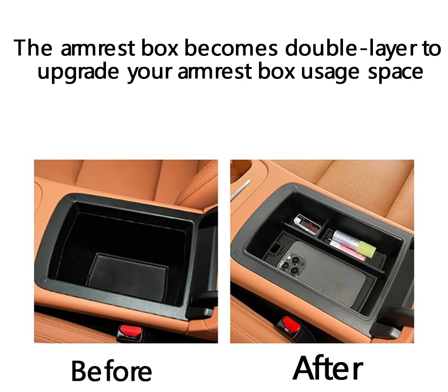 Для Leapmotor C10 2024 2025 2026 1SET Авто Центральный Верхний Слой Консоли Подлокотник