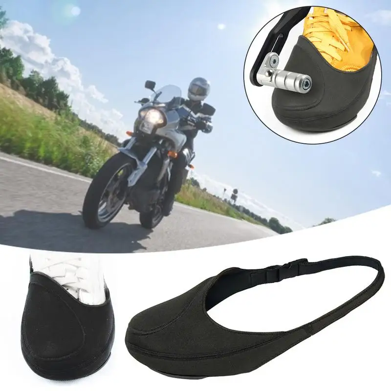 

Anti-slip Scuff Mark Protector Riding Cycling Shoes Cover Motorbike Bike Boots Covers Motorcycle Gear Shift Pad Waterproof