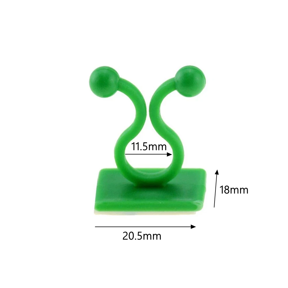 50/100 шт. невидимые настенные зажимы для растений